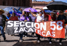 Telesecundaria teachers’ union joins SNTE strike in Zacatecas