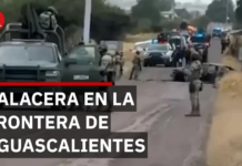 Armed attack on Zacatecas-Aguascalientes border leaves people injured and causes traffic chaos.