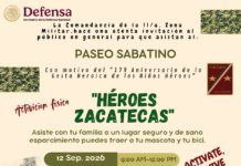 Mexican Army invites the public to the “Zacatecas Heroes” commemorative walk.