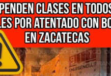 Explosion outside the Ojocaliente police headquarters leaves seven injured and forces the suspension of public activities.